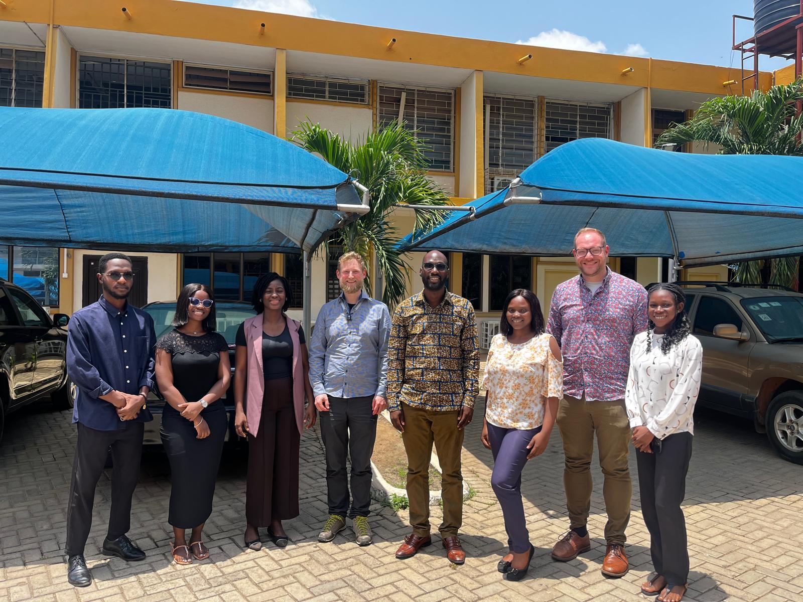 Global Light Commons delegation in Ghana